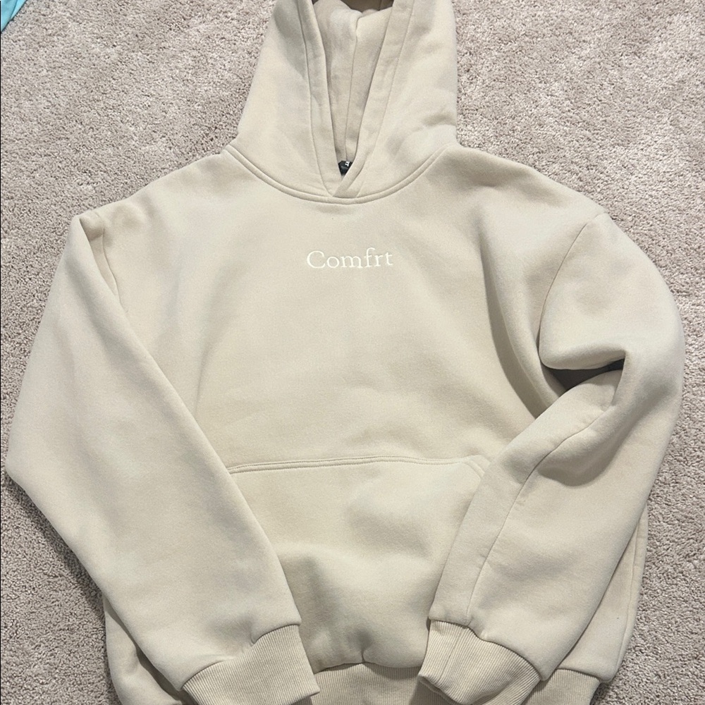Comfrt Women's Cream Hoodie